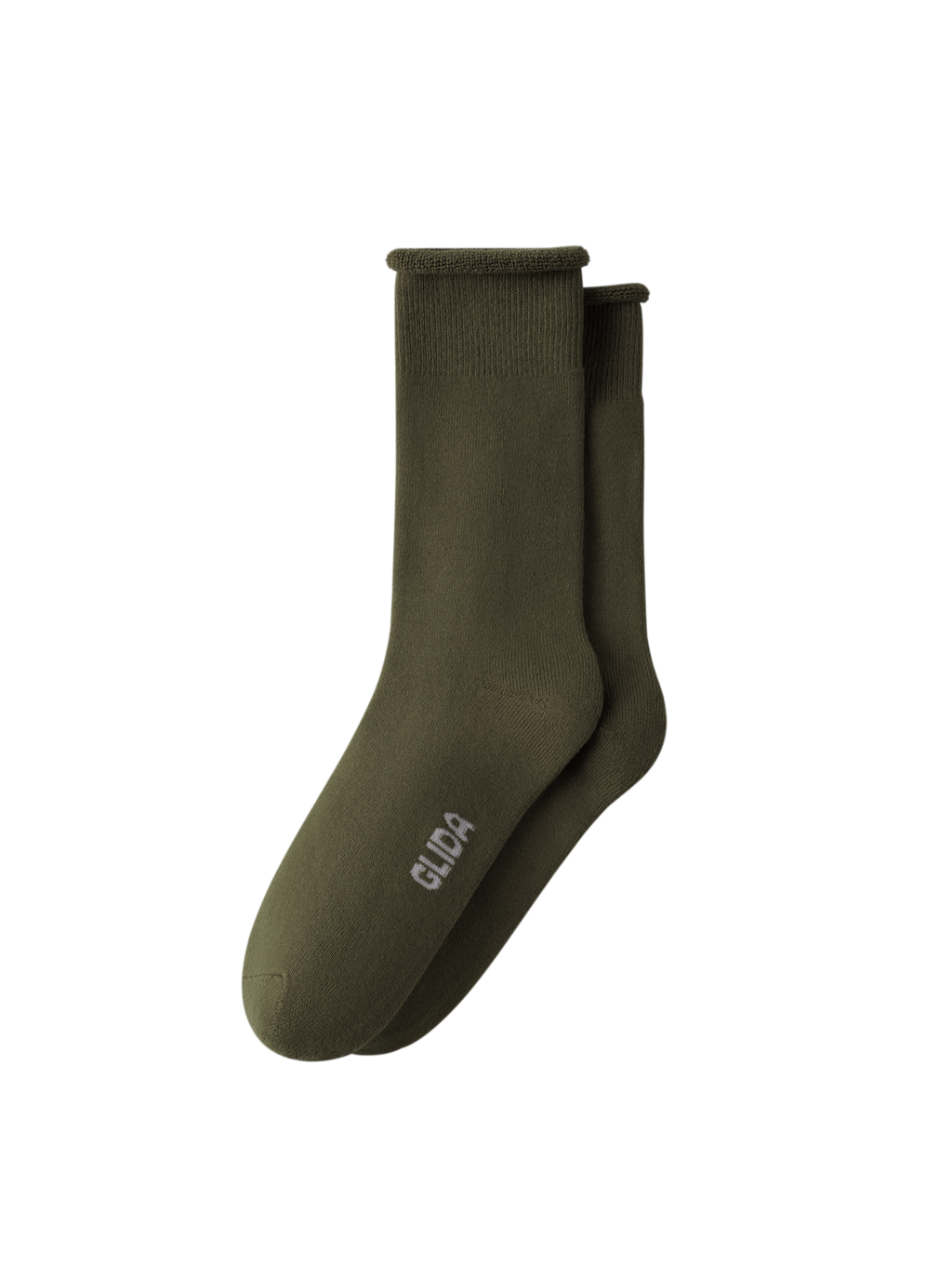 Olive crew sock
