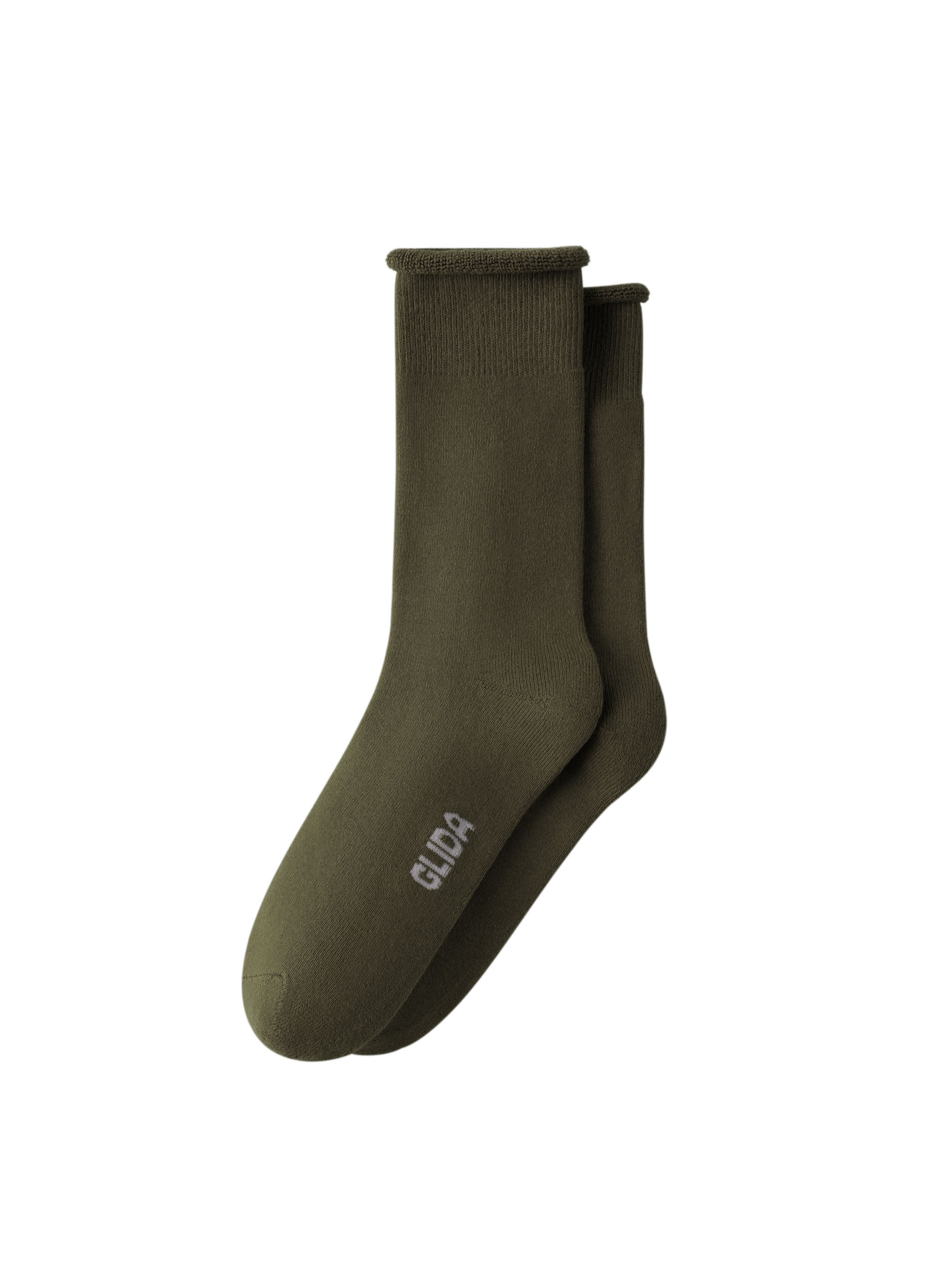 Olive crew sock